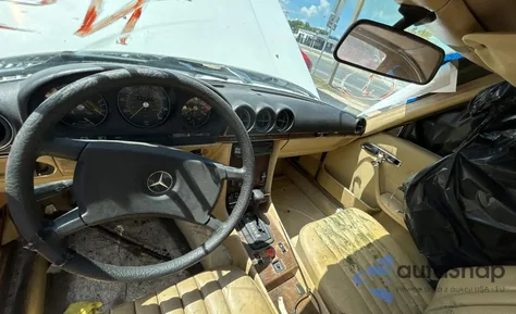1983 Mercedes-Benz 380 Sl from USA, damaged, VIN WDBBA45A2DB023819
